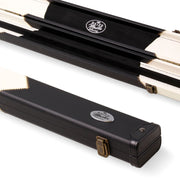 Baize Master 1 Piece Arrow Case with Plastic Ends - Holds 2 Cues (Various Colours)