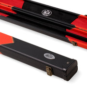 Baize Master 1 Piece Arrow Case with Plastic Ends - Holds 2 Cues (Various Colours)