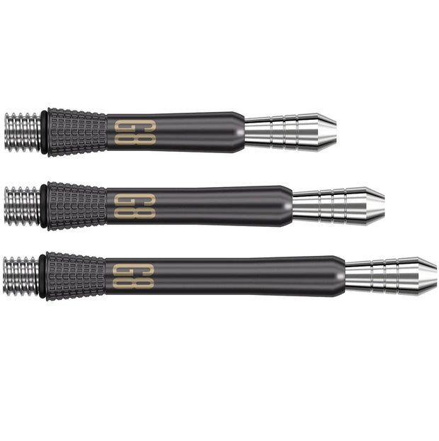 Phil Taylor Gen 8 Power Titanium Black Dart Stems