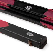Baize Master 1 Piece Arrow Case with Plastic Ends - Holds 2 Cues (Various Colours)