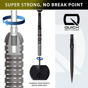 Harrows Chizzy 90% Series 4 Quick Point Darts