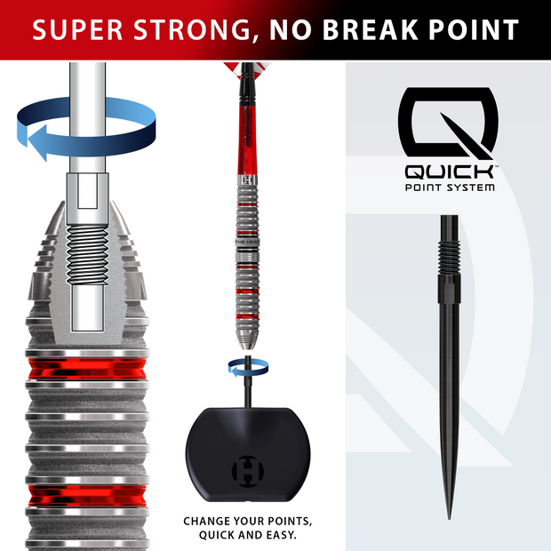 Harrows Damon Heta 90% Series 4 Quick Point Darts