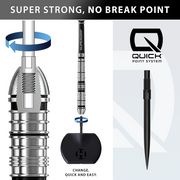 Harrows Supergrip QP 90% Tapered Quick Point Darts