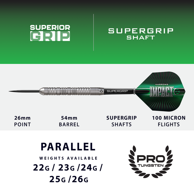 Harrows Impact Steel Tip Darts