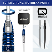 Harrows Geo 03 Bomb 90% Quick Point Darts
