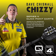 Harrows Chizzy 90% Series 4 Quick Point Darts