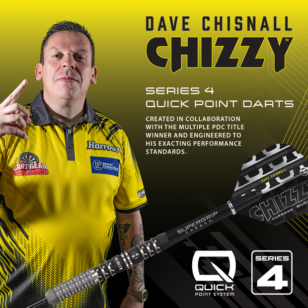 Harrows Chizzy 90% Series 4 Quick Point Darts