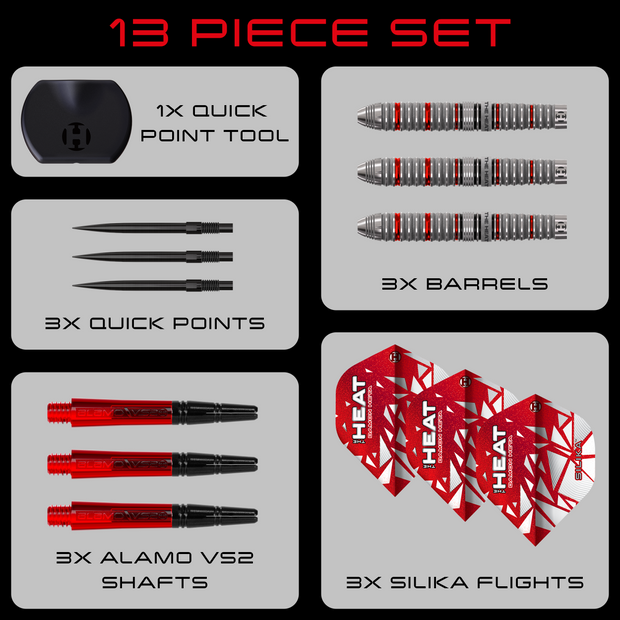 Harrows Damon Heta 90% Series 4 Quick Point Darts
