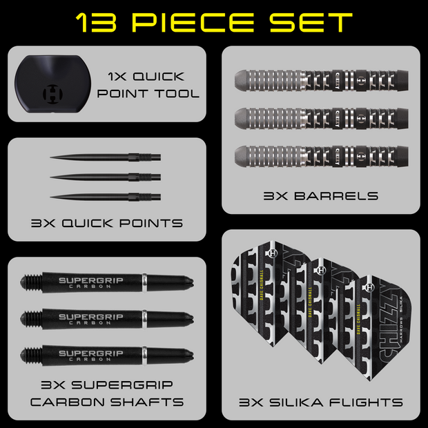 Harrows Chizzy 90% Series 4 Quick Point Darts