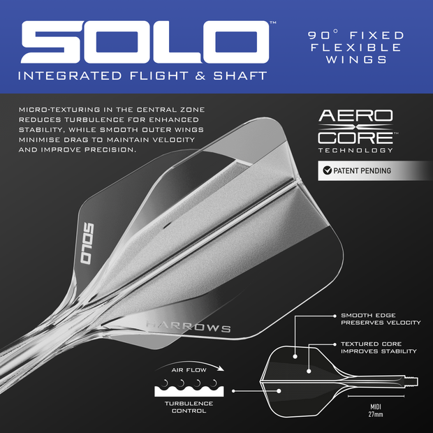 Harrows Geo 02 Torpedo 90% Quick Point Darts