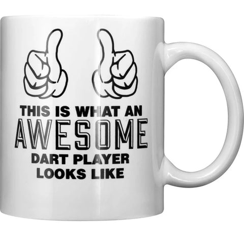 Darts Mug 11oz This Is What An Awesome Dart Player