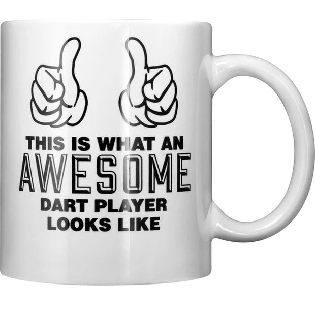 Darts Mug 11oz This Is What An Awesome Dart Player