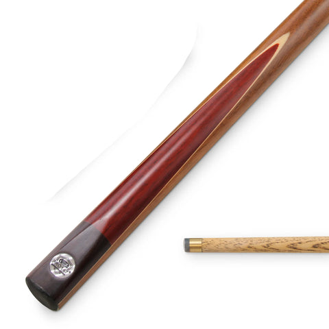 PRO147 Ambassador 3/4 Snooker Cue 10mm Tip with 6 Inch Mini Butt
