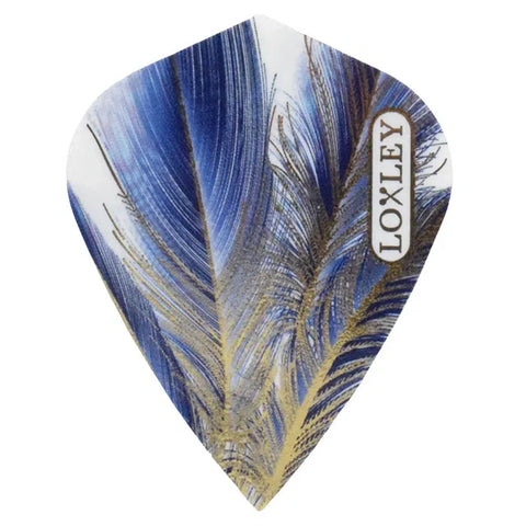 Loxley Feather Kite Flights Blue Gold