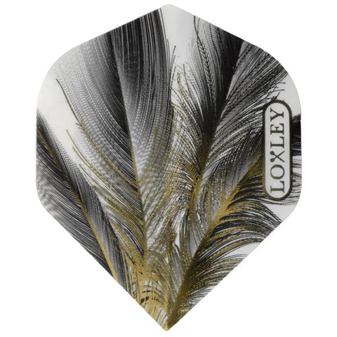 Loxley Feather Std No.2 Flights Grey Gold