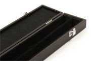 Baize Master 3/4 Plain Black Attache Case Snooker Cue Case – Strong & Spacious with plain corners