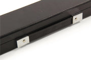 Baize Master 3/4 Plain Black Attache Case Snooker Cue Case – Strong & Spacious with plain corners