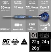 Phil Taylor Power GX2 Swiss Point Darts