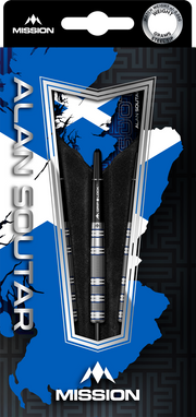 Mission Alan Soutar - Steel Tip - 90% - Blue & White Electo 22g, 24g, 26g, 28g