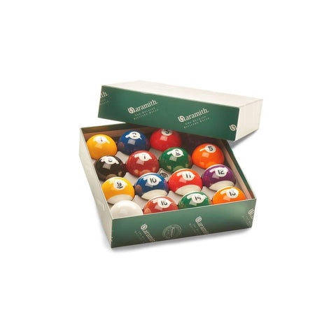 Aramith Premier Engraved Pool Balls (Spots & Stripes)
