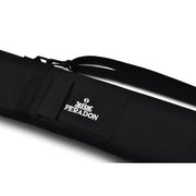 Black Nylon Short Zip Case to hold Two Piece Cues.