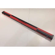 Black & Red Panel Leatherette 3/4 Case