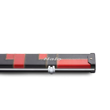 Load image into Gallery viewer, Black &amp; Red Patch Halo Wide Case for One Piece Cue(s)