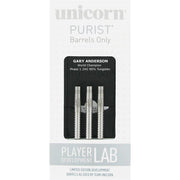 Gary Anderson Phase 1 Purist Barrel Only Steel Tip Unicorn Darts 22g 24g and 26g