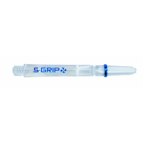 Harrows Darts SuperGrip Spin Clear Blue Medium | Harrows Darts | AS Pub Sports
