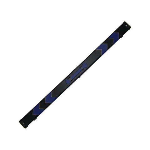 Leatherette 3/4 Case Black/Blue Arrow
