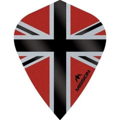 Mission Darts Alliance 100 Union Jack Standard No2 No6 & 