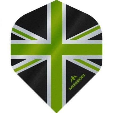 Mission Darts Alliance 100 Union Jack Standard No2 No6 & 