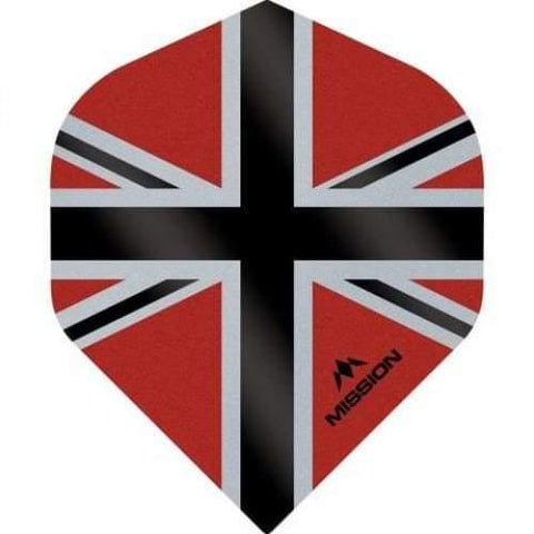 Mission Darts Alliance 100 Union Jack Standard No2 No6 & 